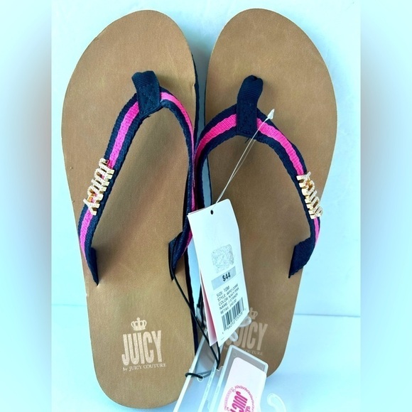 NWT Juicy Couture FlipFlops - Picture 1 of 6